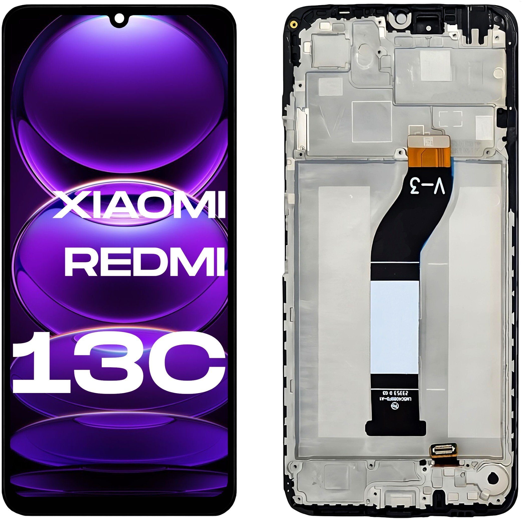 Wyświetlacz do Xiaomi Redmi 13C 4G / 5G LCD 23108RN04Y Ekran RAMKA