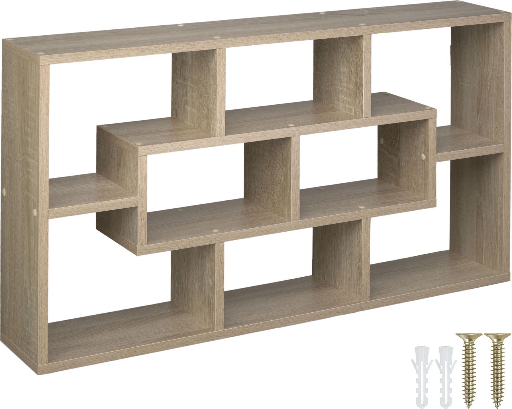 Tectake Regał Kassandra - dąb / jasny