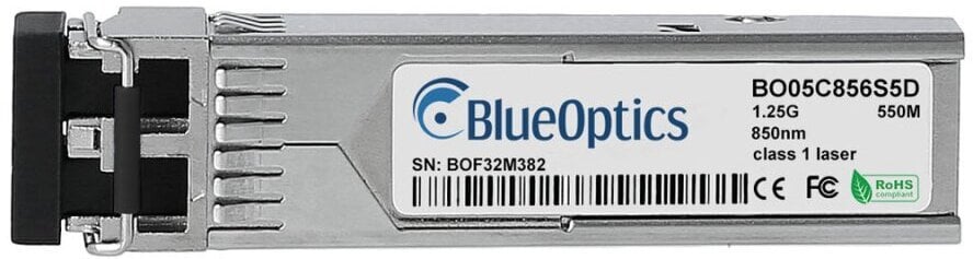 BlueOptics J4858D-BO, Fiber optic, 1250 Mbit/s, SFP, LC, SX, 500 m