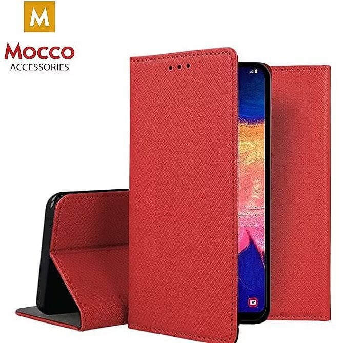 Mocco Smart Magnet Book Case For Xiaomi Mi 10 / Mi 10 Pro Red