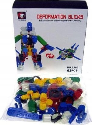 Hipo Klocki deformation 63 elementy 7208