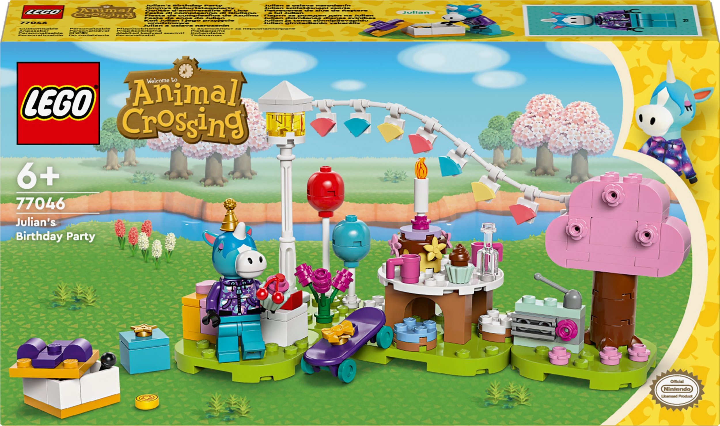 LEGO Animal Crossing Koń Julian i jego przyjęcie urodzinowe (77046)
