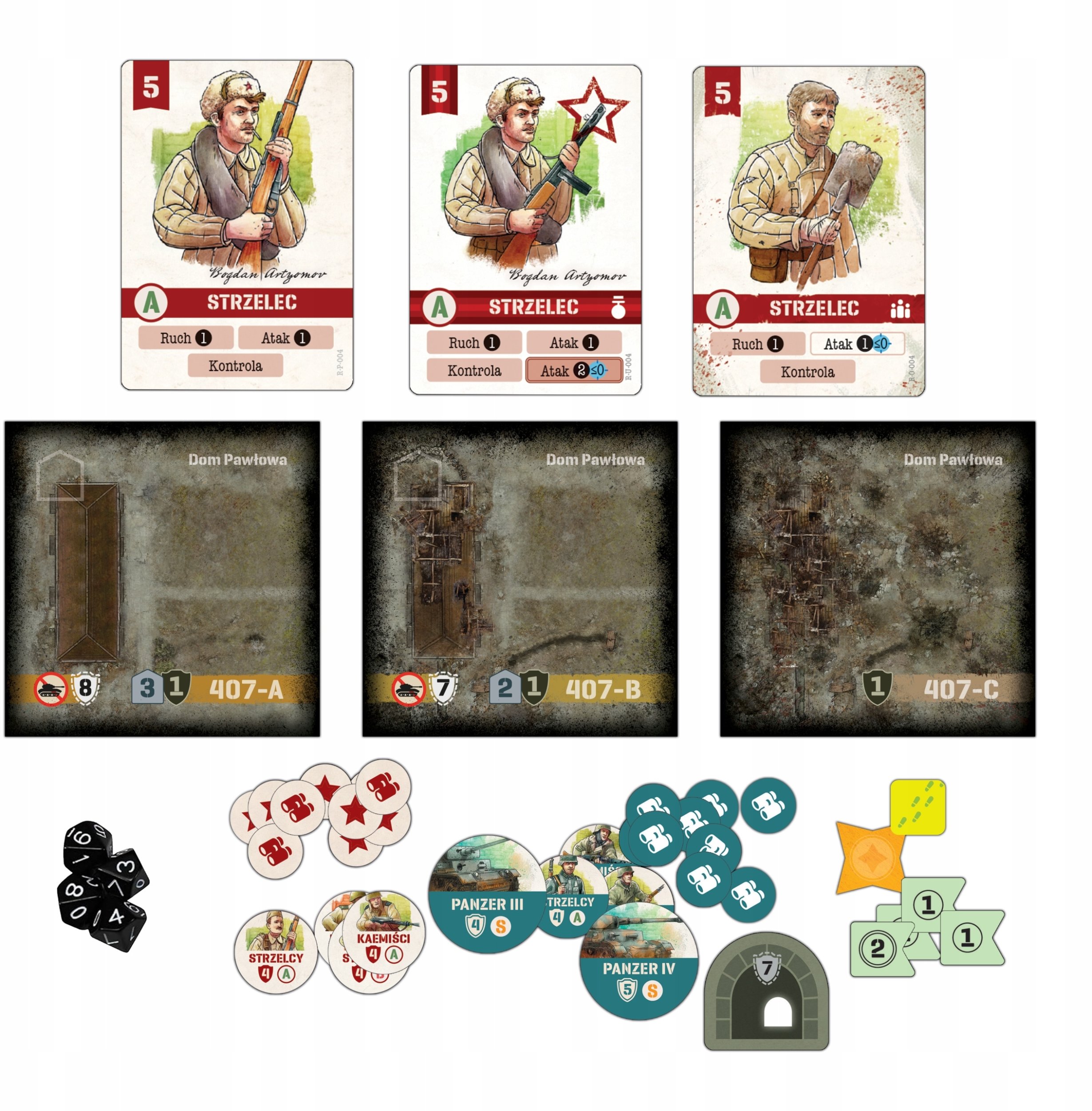 GRA NIEUSTRASZENI STALINGRAD - podstawa - OGRY GAMES