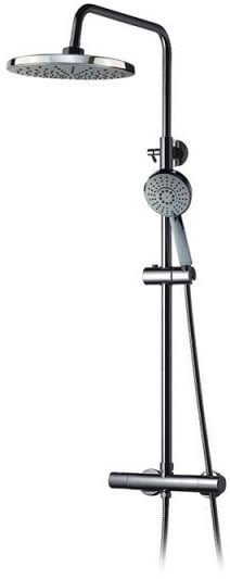 Zestaw prysznicowy Domoletti Shower set with thermostatic faucet Domoletti Miami ST-98001 chrome