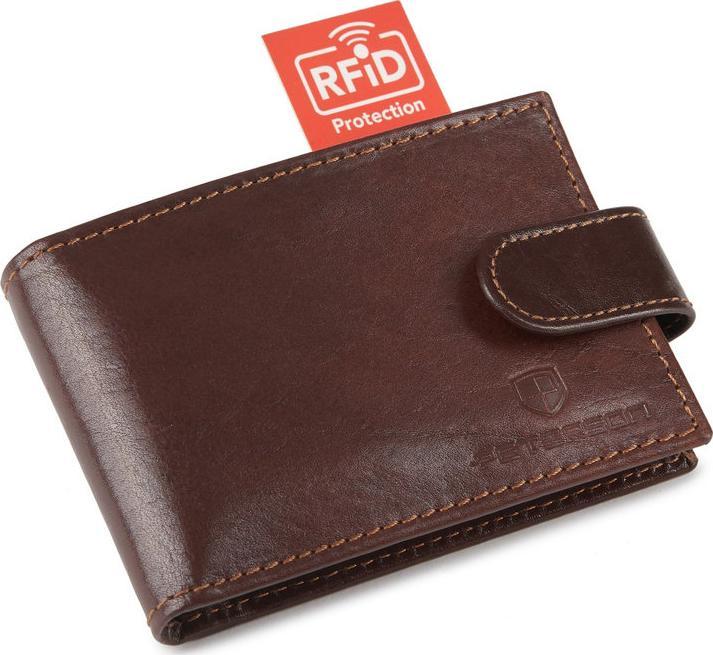 Peterson Stylowe etui na karty z naturalnej skóry Peterson NoSize