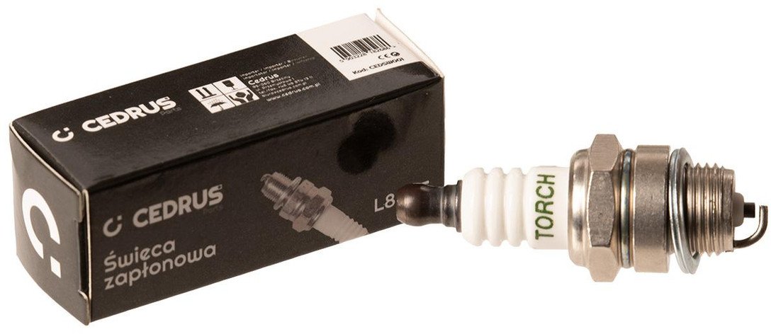 Świeca Zapłonowa Cedrus L8Rtf Do Pilarek Z Rezystorem Odkręcana Końcówka 10 Szt. W Opakowaniu Cedsw001
