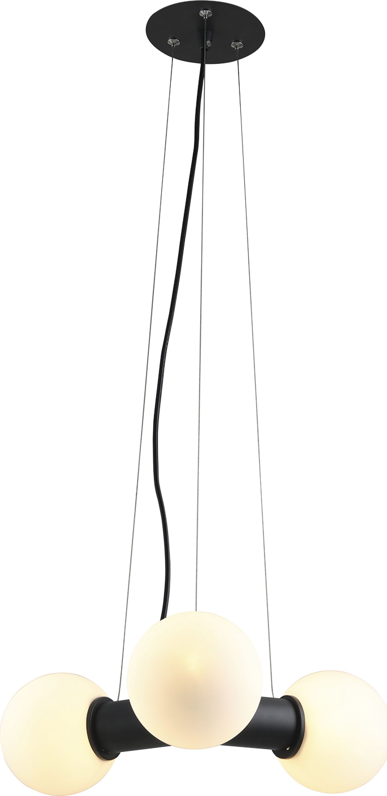 Lampa wisząca Azzardo Pope nowoczesna czarny (AZ3171)