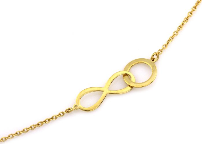 Lovrin Srebrny naszyjnik 925 pozłacana celebrytka 1,97 g