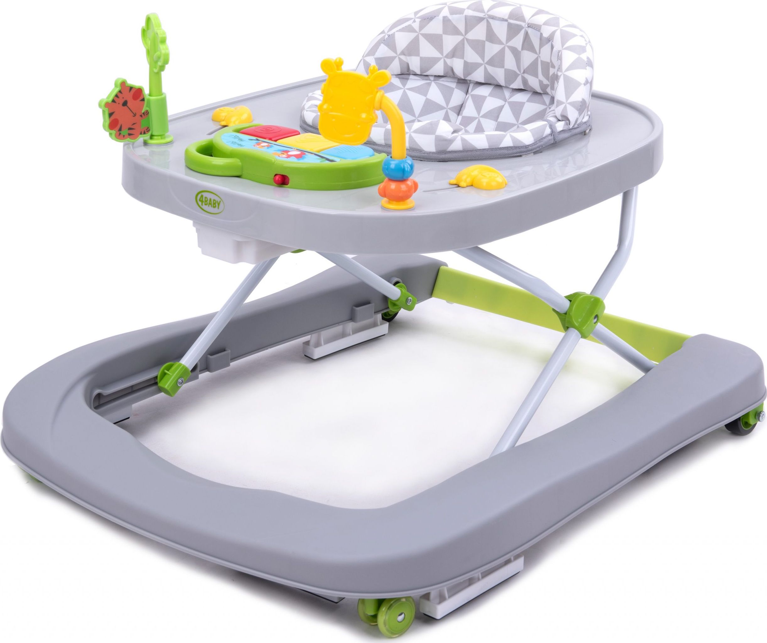 4Baby Chodzik Walk’n Push Szary
