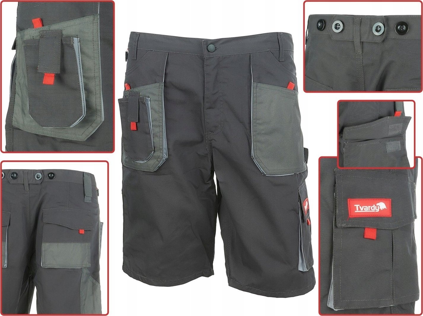 Tvardy Spodnie robocze krótkie TVARDY rozmiar LD (10)
