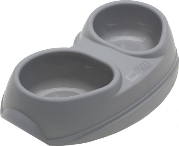 AQUAEL Miska COMFY 121979 MISKA 2x200 ml szara