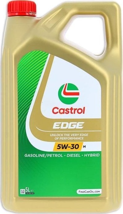 Castrol Olej silnikowy Castrol Edge Benzyna Diesel Hybrydowy 5W30 5 L