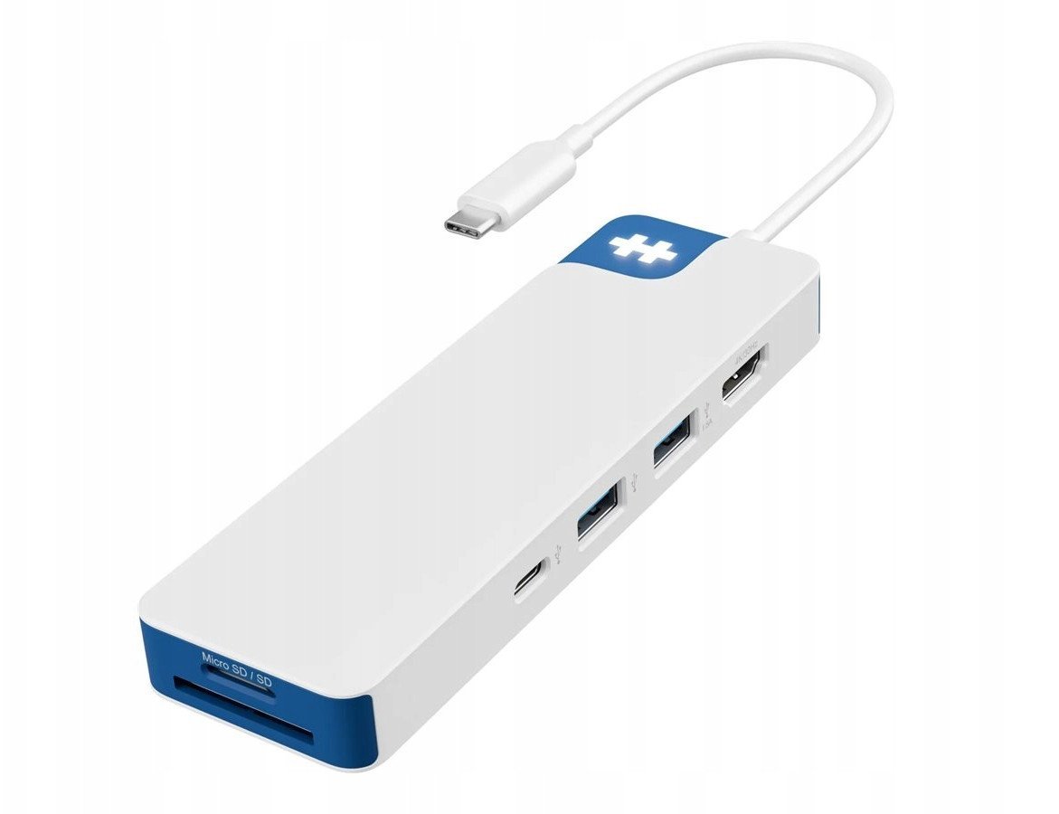 D TARGUS HyperDrive Flex 8 Port USB-C Hub Blue