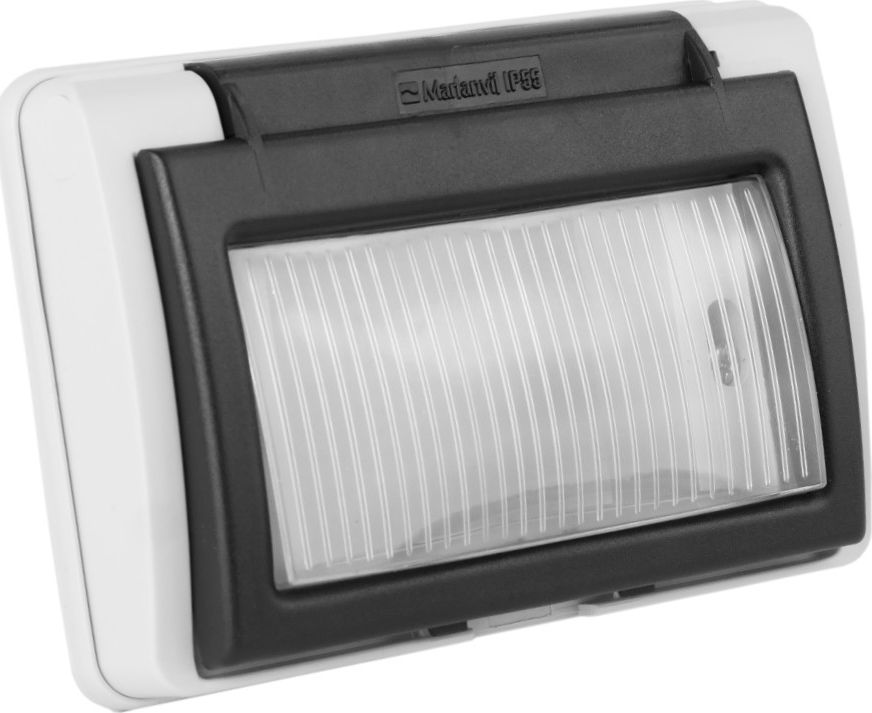 Marlanvil Okienko rewizyjne szare 3 moduły IP55 M-L 3407