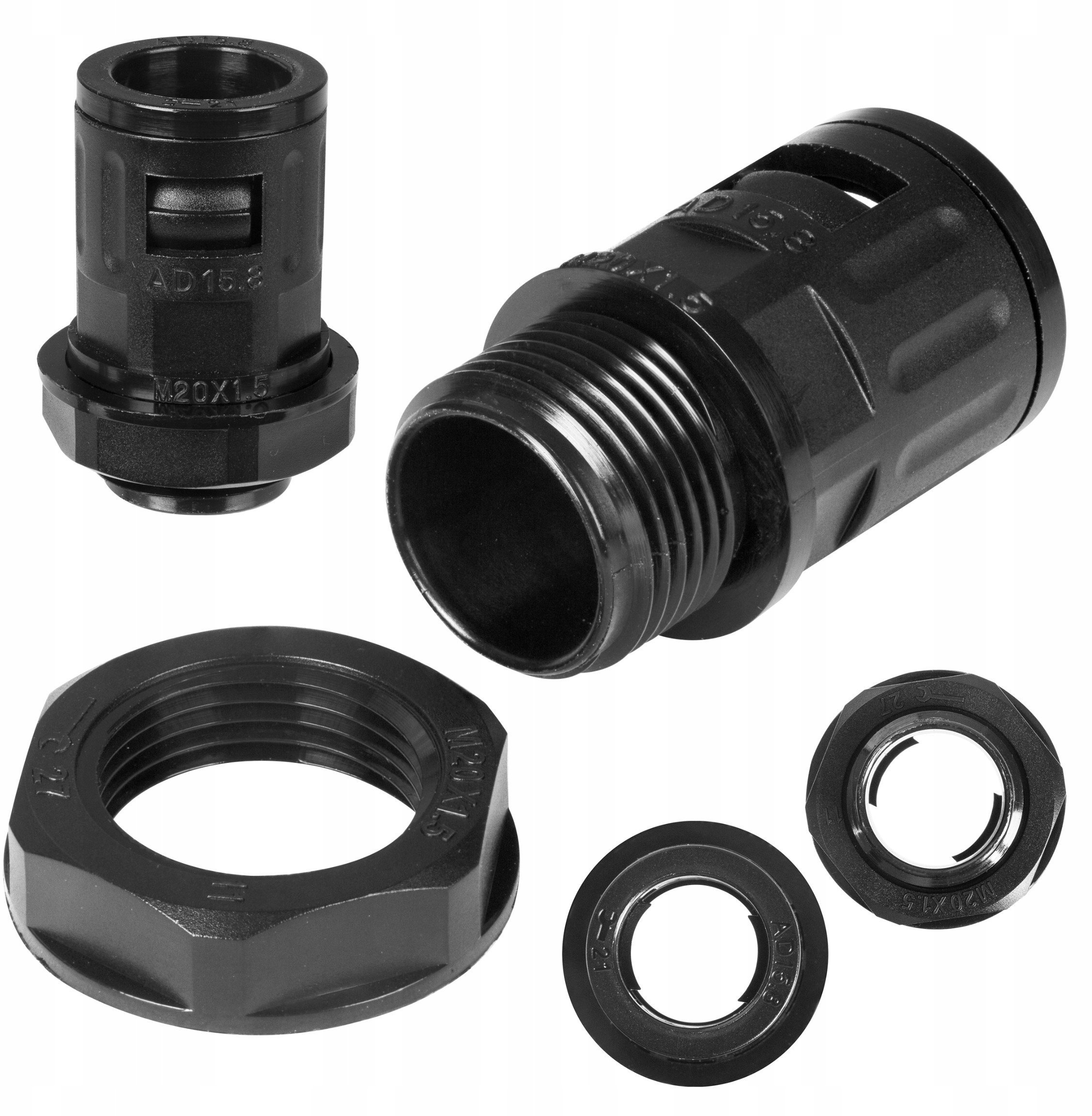 Dławik do peszla ANA-QUICK M20x1,5-NW12 - BLACK 968.117.2 /1szt./