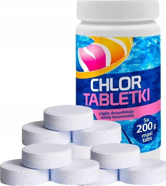 Chlor do basenu TABLETKI 1 kg