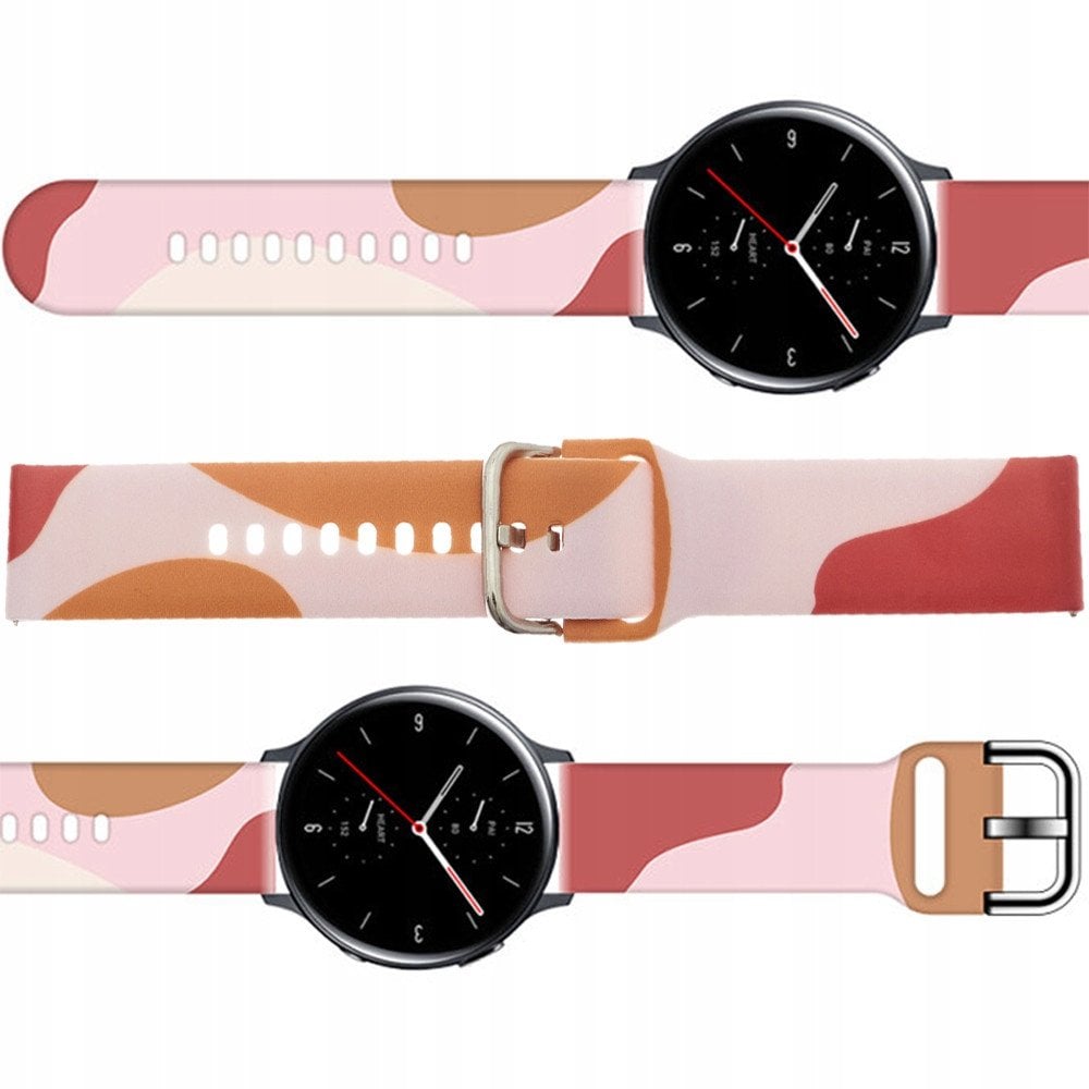 Pasek Strap Moro do Samsung Galaxy Watch 45 / 46 / 47 mm silikonowa bransoletka opaska do zegarka - wzór 12