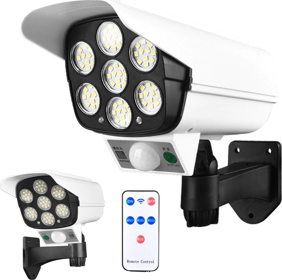 Verk Atrapa kamery solarna czujnik ruchu zmierzchu led Atrapa kamery solarna czujnik ruchu zmierzchu led