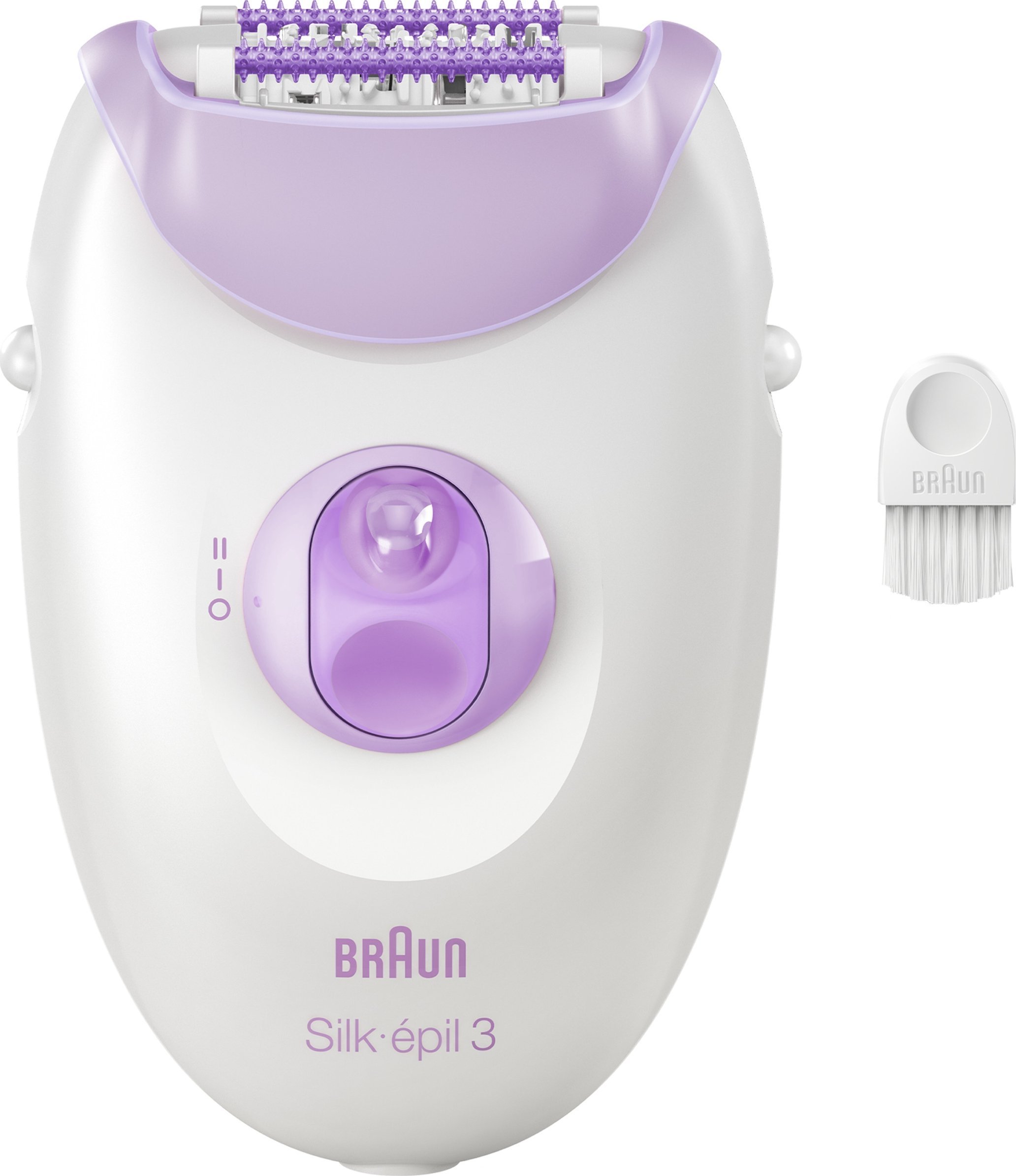 Depilator Braun Braun Silk-épil 3 3-000 biało-fioletowy