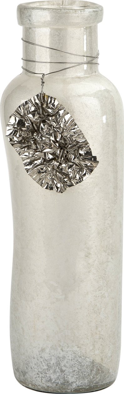 Dekor Pap Wazon szklany 29 cm dekoracyny IJ0081