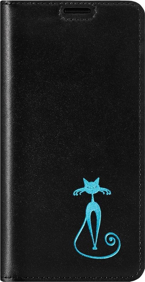 Surazo Smart magnet RFID - Costa Czarna - Turkusowy Bajeczny Kot Samsung Galaxy A70 / A70s