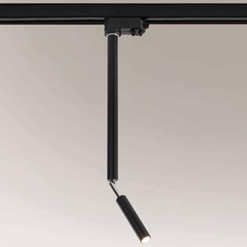 Lampa wisząca Shilo LAMPA sufitowa KOSAME 7870 Shilo regulowana OPRAWA metalowa do systemu szynowego czarna