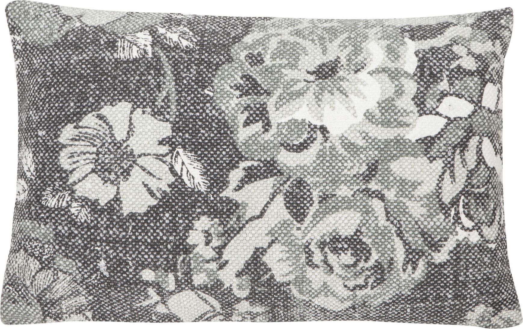 D2 Design Poduszka Vintage flower szara 35x50 cm