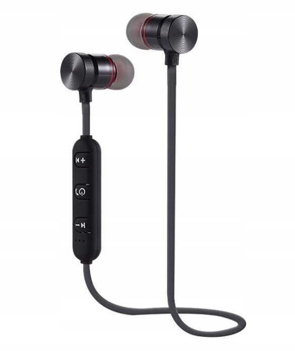 SŁUCHAWKI SPORTOWE BEZPRZEWODOWE BLUETOOTH DOUSZNE DO BIEGANIA MIKROFON
