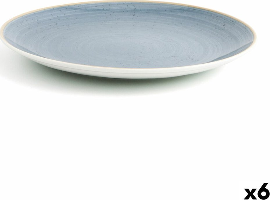 Ariane Płaski Talerz Ariane Terra Niebieski Ceramika 31 cm (6 Sztuk)