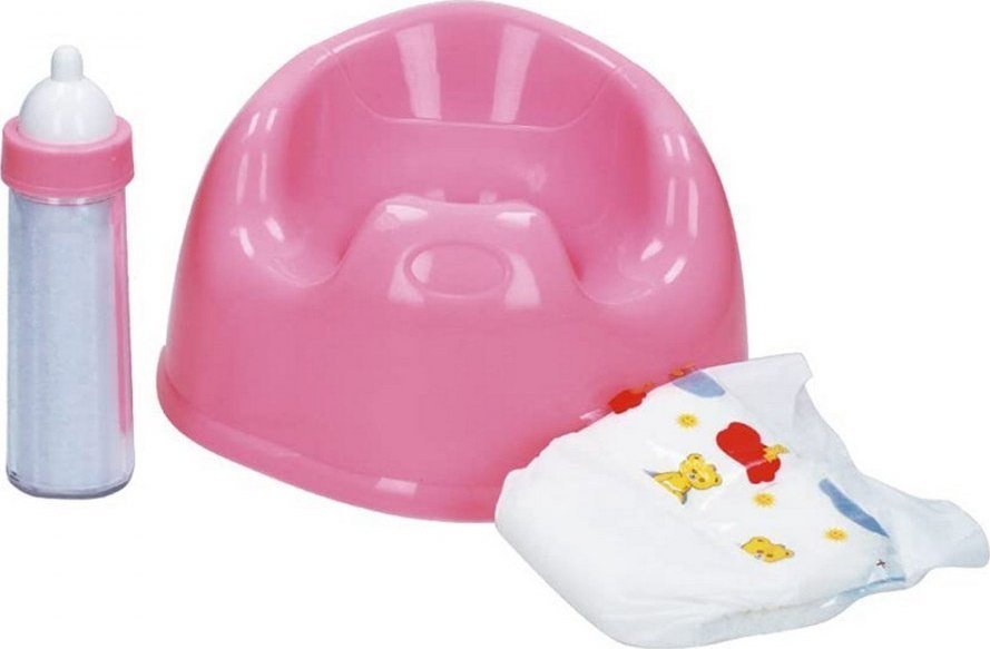 REIG Akcesoria dla lalek Reig Pieluszka Butelka dla niemowląt Nocnik