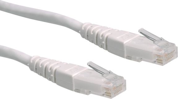 Roline PatchCord, UTP, Kat.6, 1m, biały (21.15.1536)