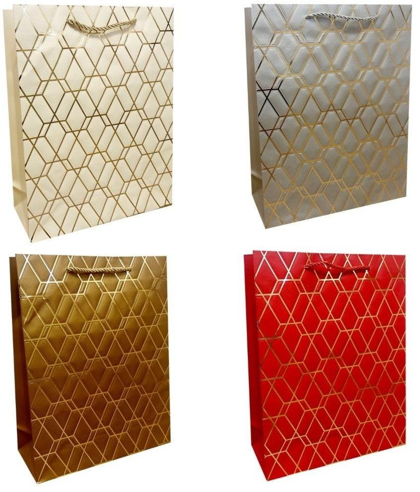 Torebka prezentowa uniwersalna S metaliza mix