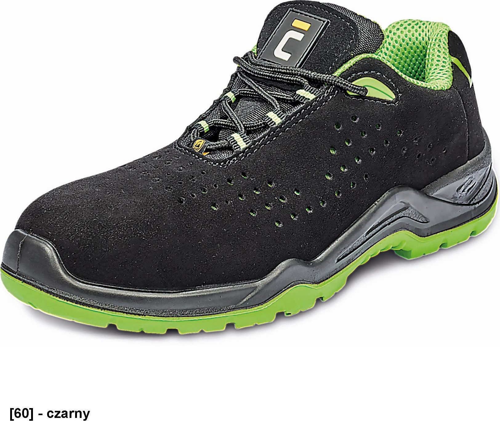 CERVA HALWILL MF ESD S1P SRC - półbuty ochronne z niemetalowym podnoskiem 42