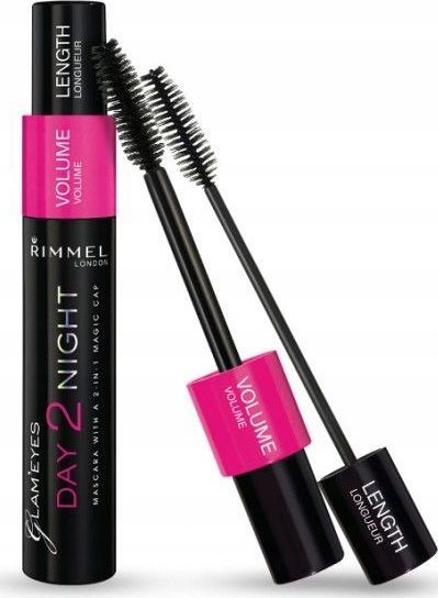 Rimmel Tusz do rzęs Day 2 Night 001 Black 9,5ml