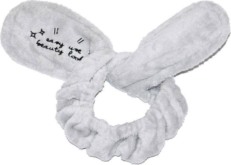 Mola DR. MOLA_Bunny Ears opaska kosmetyczna królicze uszy Szara
