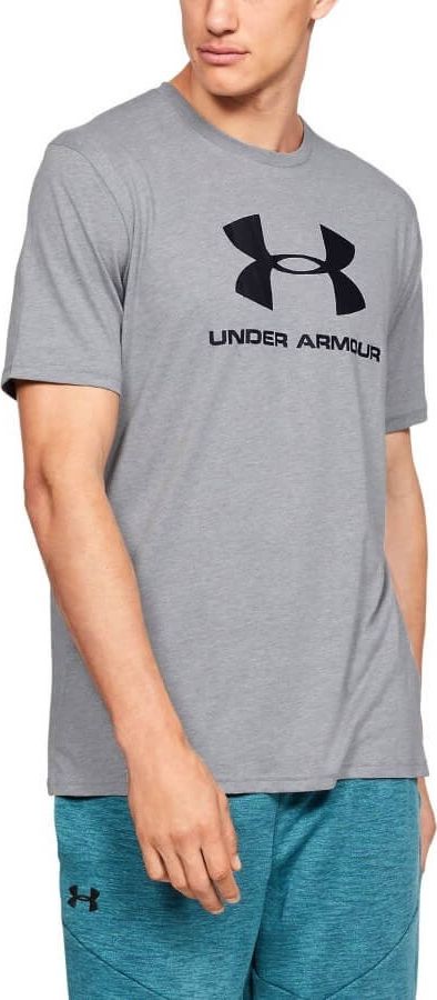 Under Armour Koszulka UA Sportstyle Logo SS 1329590 036 1329590 036 szary XXL