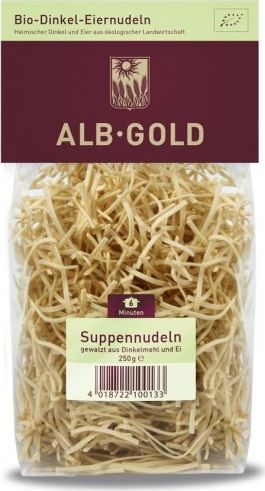 ALB-GOLD MAKARON (ORKISZOWY JAJECZNY) NITKA BIO 250 g - ALB GOLD