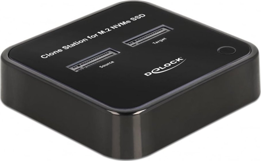 Delock DeLOCK 64177 stacja dokująca do dysków twardych USB 3.2 Gen 2 (3.1 Gen 2) Type-C Czarny