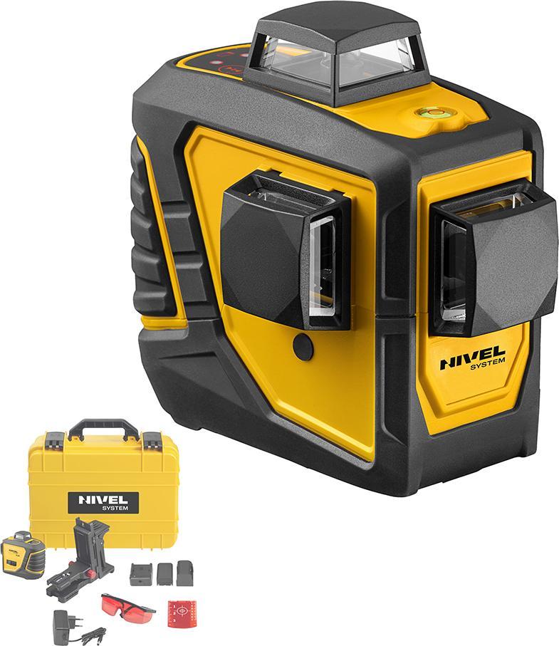 Nivel Laser krzyżowy CL3D czerwony 60 m