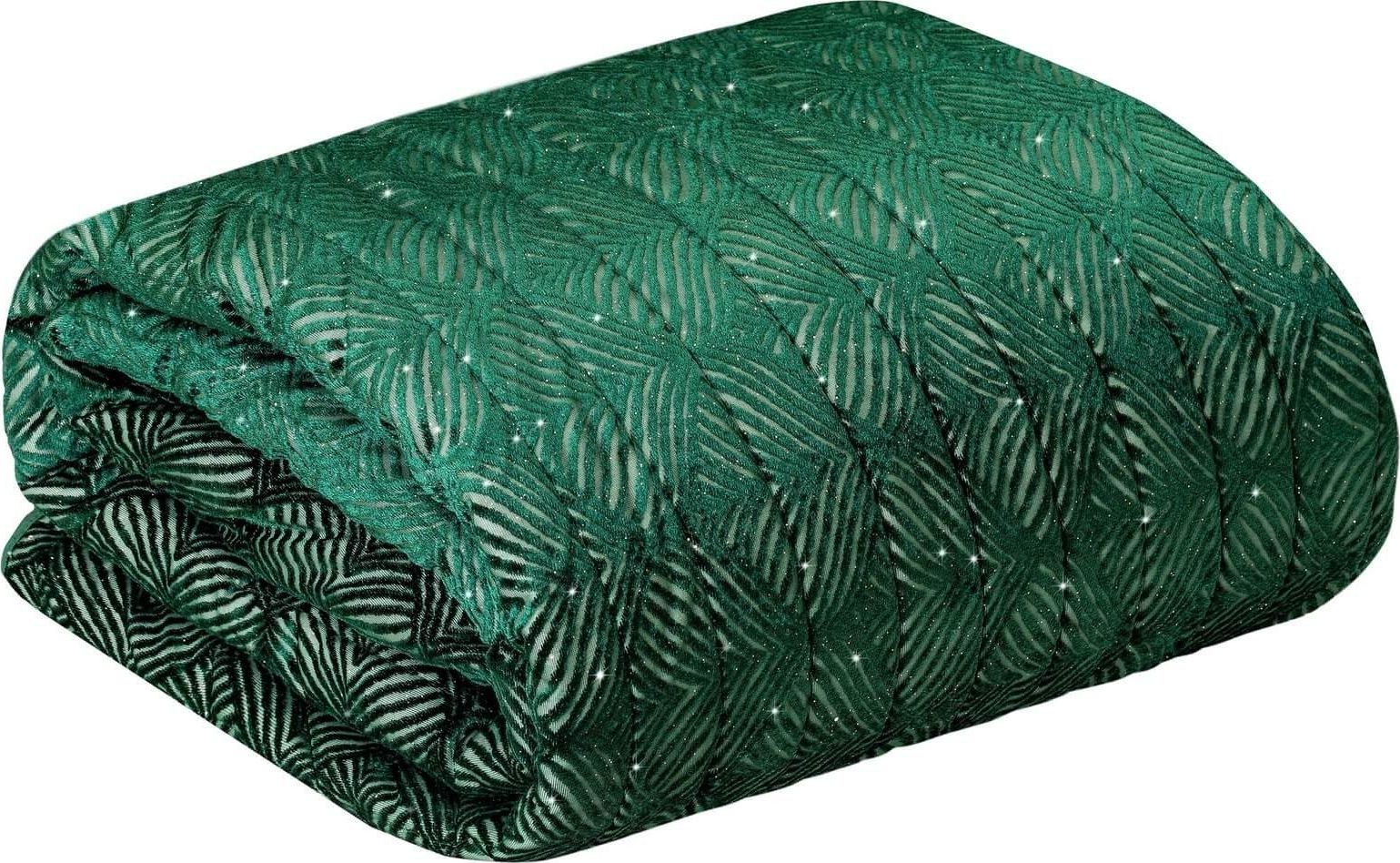 Eurofirany Narzuta Eurofirany Velvet Luna C. Zielon 170x210