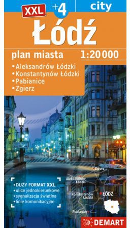 Łódź +4 mapa samochodowa XXL