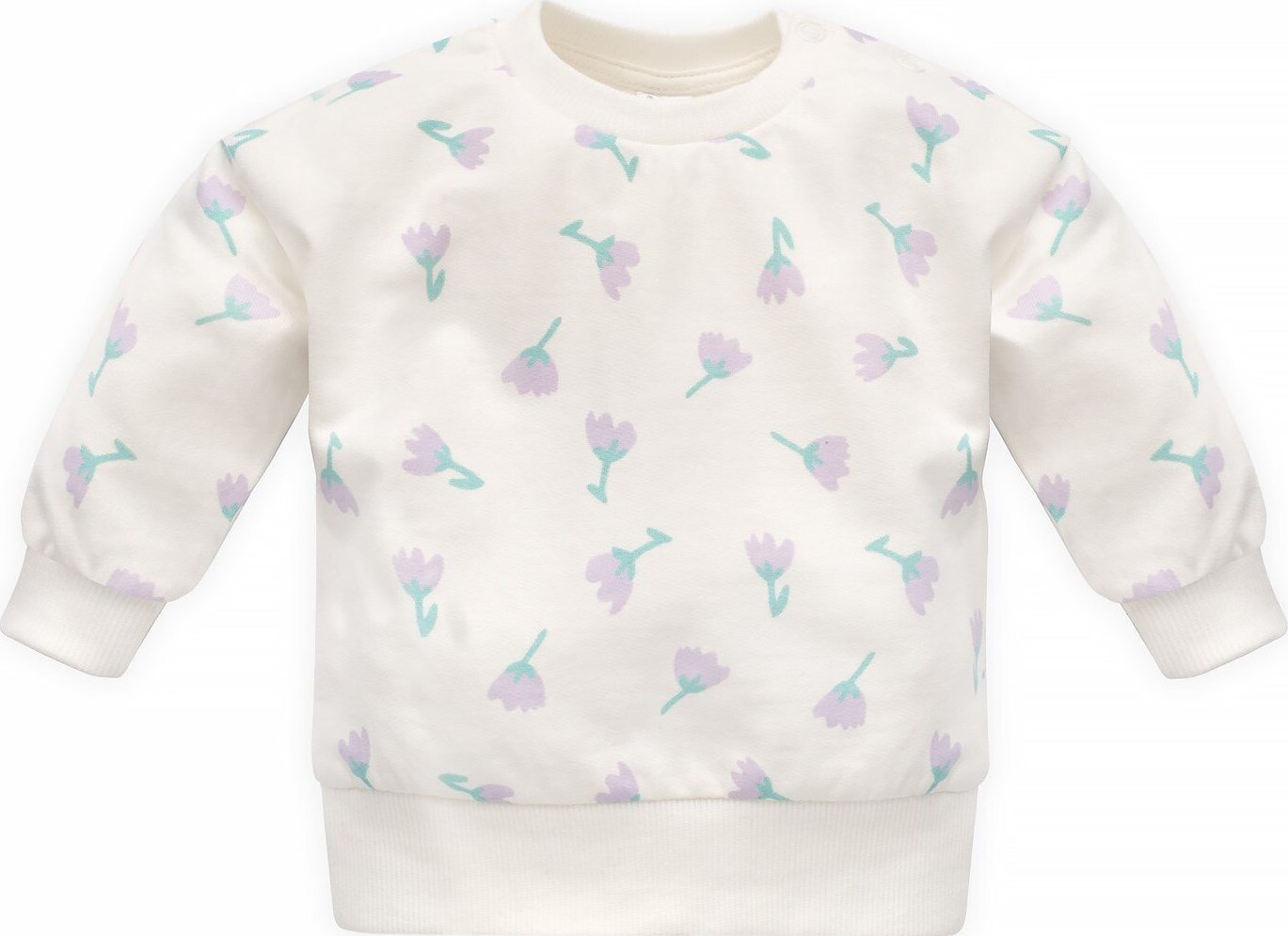 PINOKIO Bluza dresowa ecru dla dziewczynki Lilian Pinokio 92