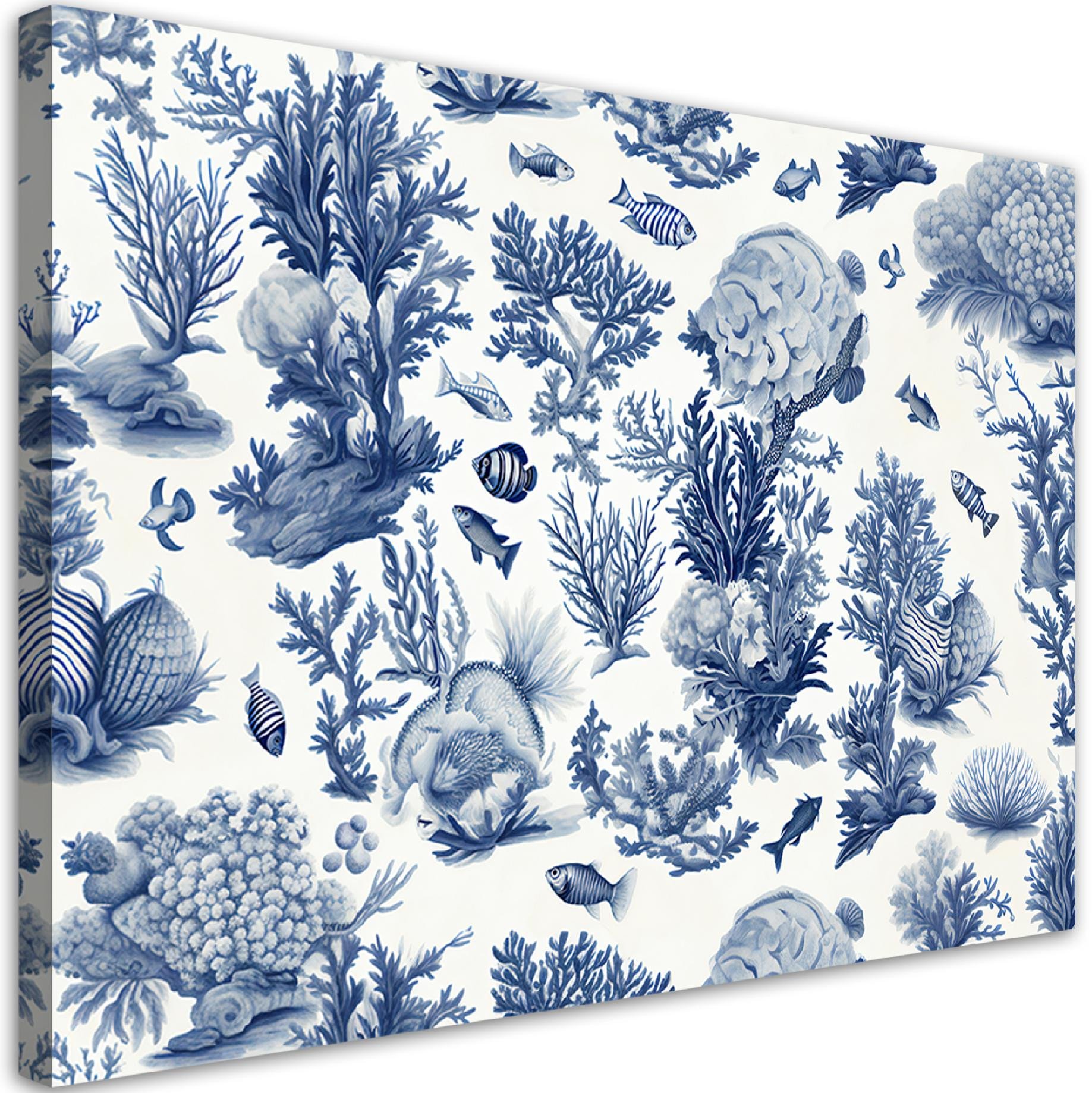 Feeby obraz na płótnie do łazienki zwierzęta i rośliny morskie 100x70 large