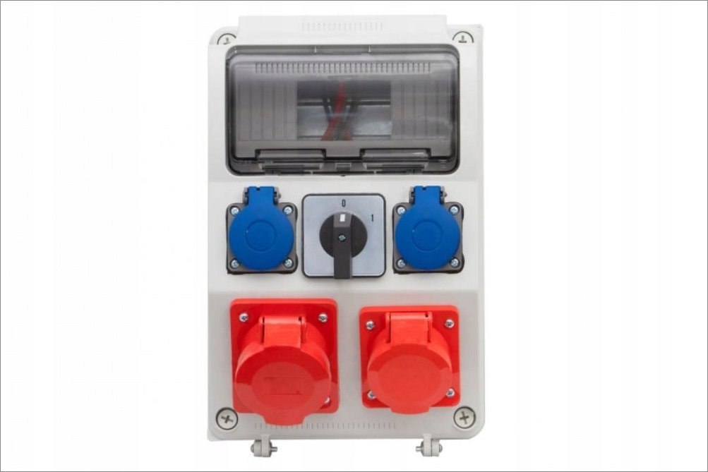 F-Elektro Rozdzielnica CAJA 2x16A/5P, 2x230V, 0/1 9M IP65