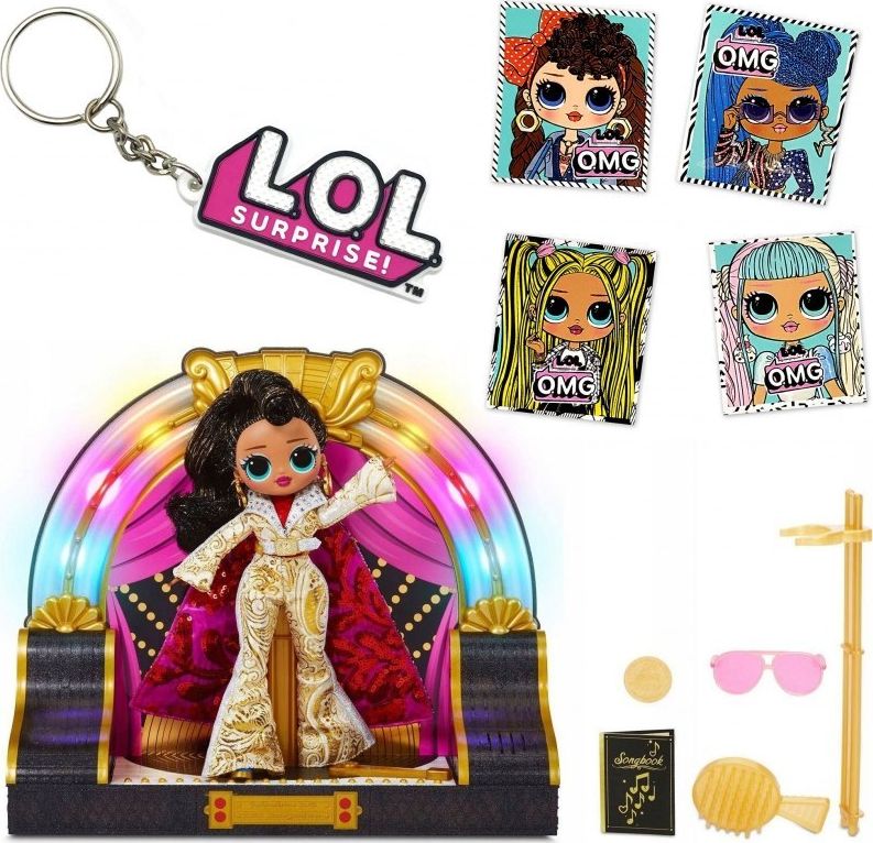 MGA L.O.L. SURPRISE - Lalka kolekcjonerska LOL OMG REMIX Jukebox B.B. Szafa Grająca