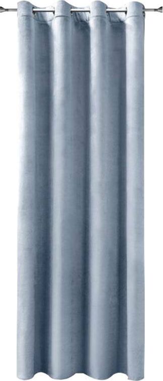 Eurofirany Zasłona Dekoracyjna Welwet Melanie Stal 140x270