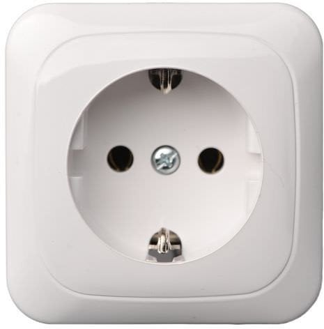 SOCKET SCHUKO WHITE PKL 16-010 LIREGUS