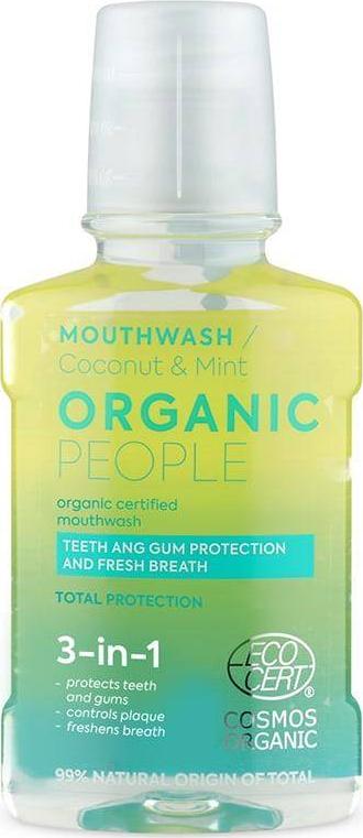 Organic People ORGANIC PEOPLE_Mouthwash płyn do płukania jamy ustnej Coconut & Mint 250ml