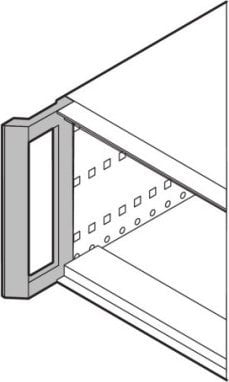 SCHROFF SCHROFF Uchwyt przedni, doposażenie do RatiopacPRO, RAL 7016, 3 U