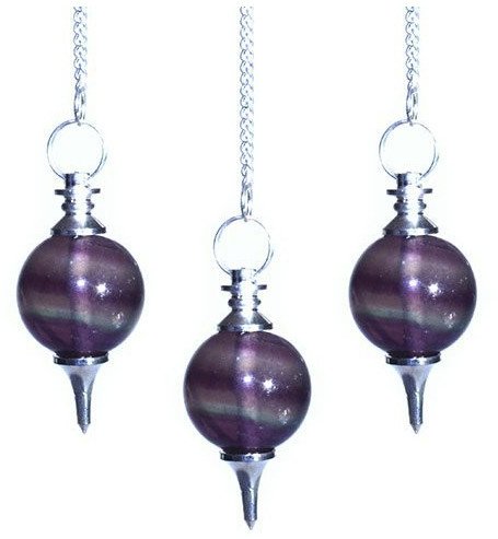 Wahadło Radiestezyjne Kuliste - Fioletowy Fluoryt